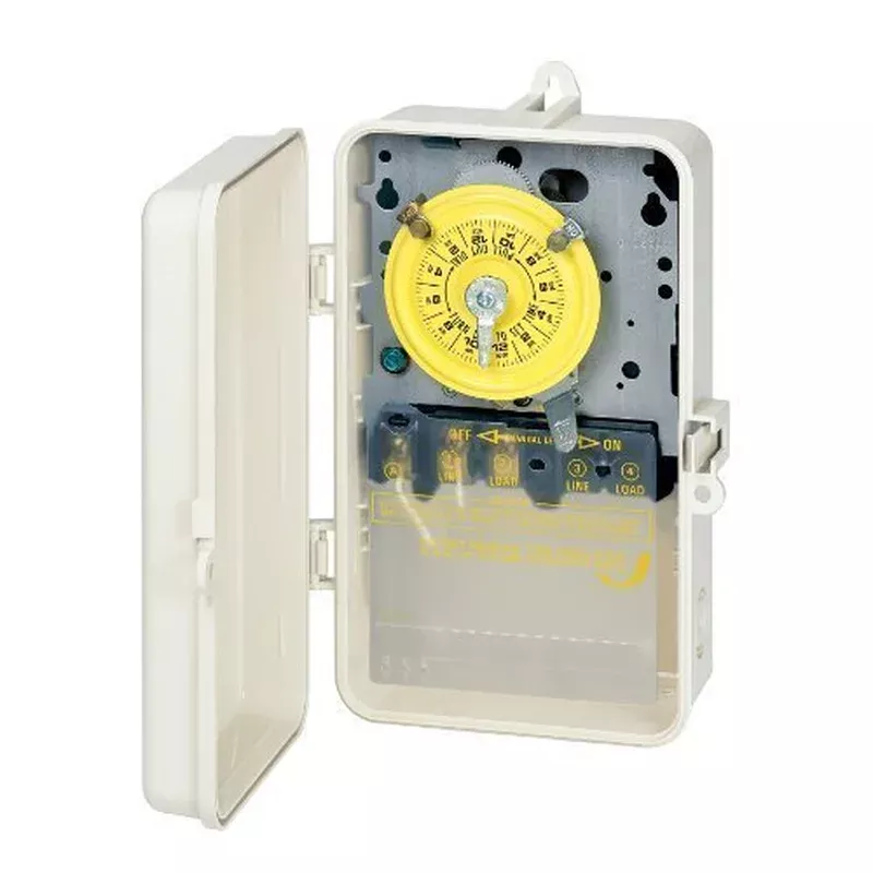 INTERMATIC 24-Hour SPST Mechanical Time Switch w/ Type 3R Plastic Enclosure 120V T101P3
