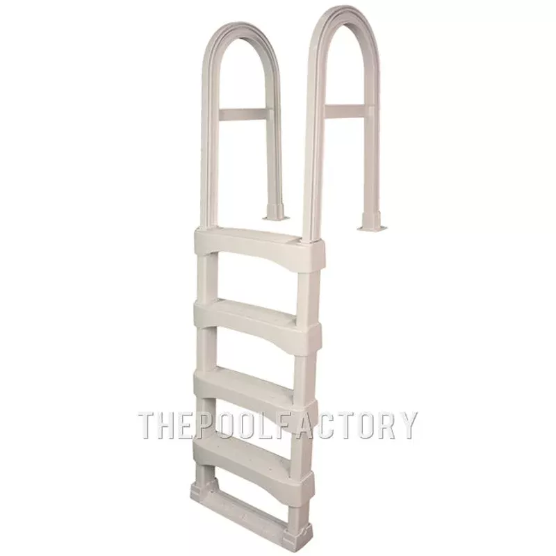 Vinyl Works SLD Snap Lock Resin In Pool Deck Ladder – Taupe